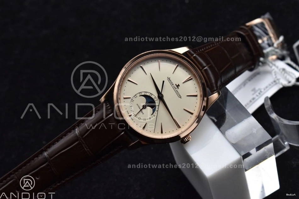 Strap Edition RG on White Thin Leather Best Brown Dial Ultra Master Moon APSF Super 1:1 SA925 Clone 0502